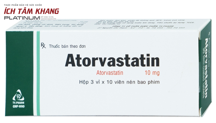 Atorvastatin là thuốc hạ mỡ máu và ổn định mảng xơ vữa thường được sử dụng